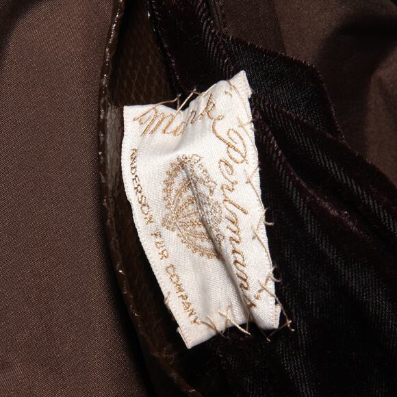 Vintage 80s Faux Fur Trimmed Belted Coat with Liner - Picture 14 of 15